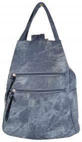 Sensationelle Slingbag Crossover Rucksack Handtaschen-Kombination Jeans