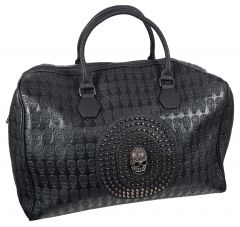 Imposante Reisetasche Shopper Skull Totenkopf 3D