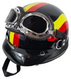 Designer Handtasche Motorradhelm Deutschland Flagge