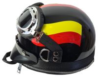 Designer Handtasche Motorradhelm Deutschland Flagge