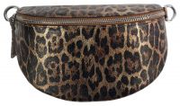 Echt Leder Gürteltasche Leopard