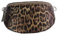 Echt Leder Gürteltasche Leopard