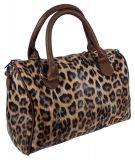 Bowling Handtasche Leopard