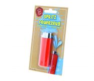 Spritz Feuerzeug - das gibt kein Feuer, sondern Wasser...